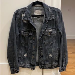 LF Carmar Black Denim Jacket